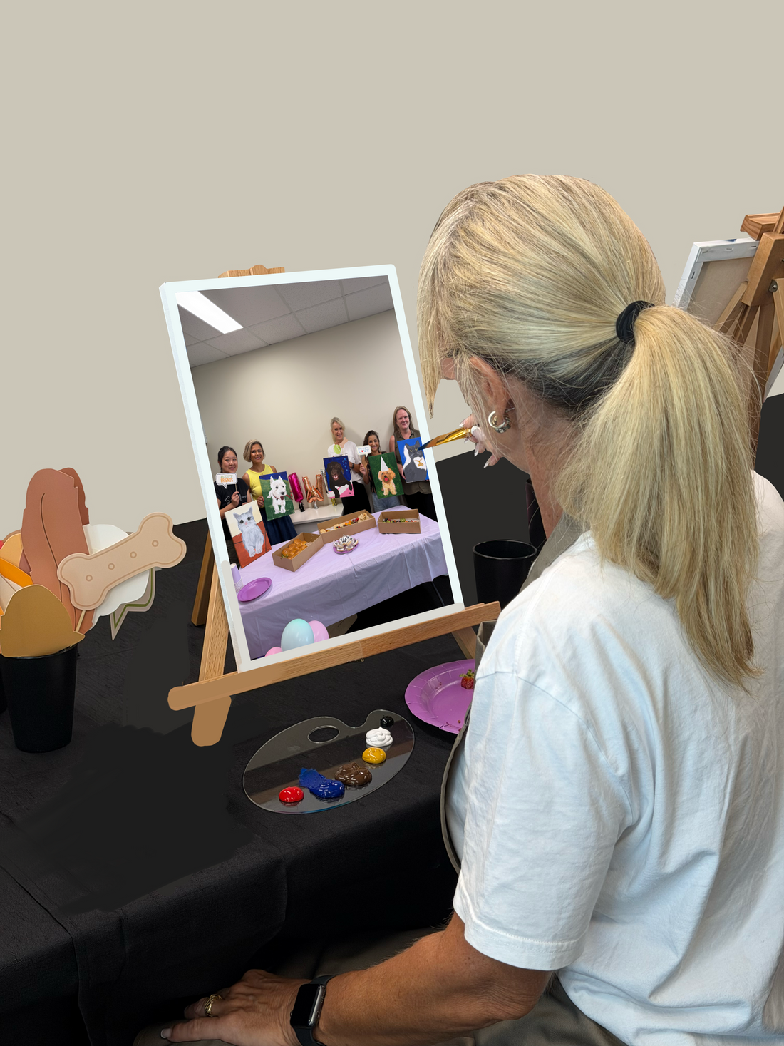 Office Private Paint Party -Loganholme