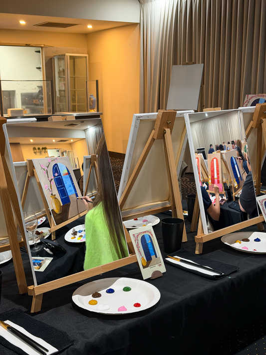 Corporate Team Building Paint & Sip at Ferry Road Tavern | Southport