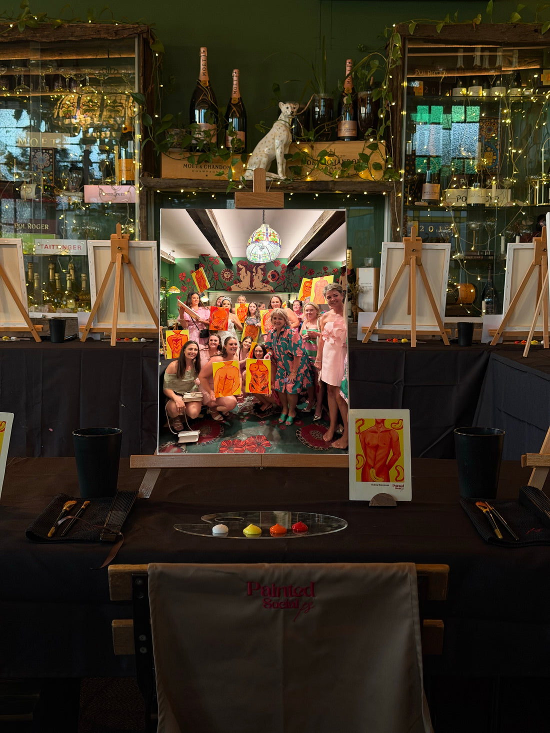 Crazy Hens Night Paint & Sip at Miami Marketta | Painted Social Gold Coast