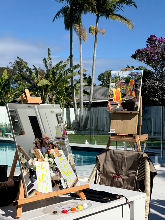 Last Rodeo Hens Party in Mermaid Waters | Gold Coast Paint & Sip