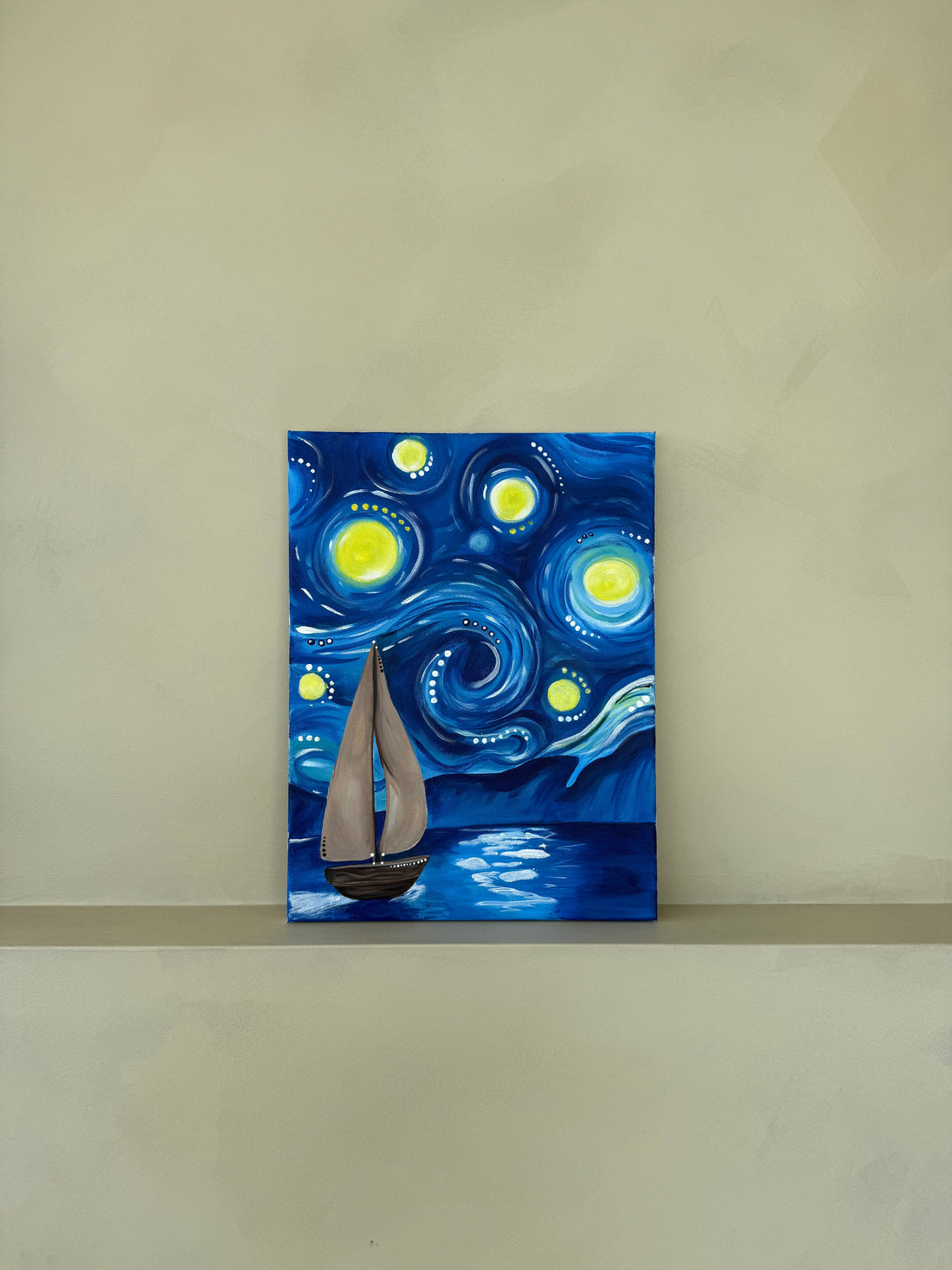 Starry Sail: Inspired by a Timeless Masterpiece